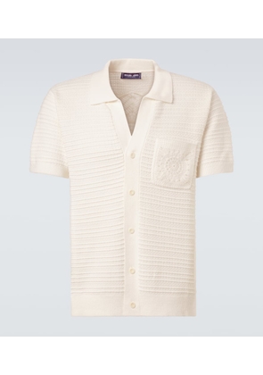 Frescobol Carioca Cesar crochet cotton shirt