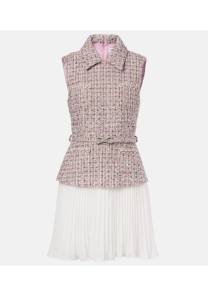 Self-Portrait Layered minidress