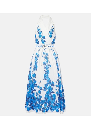 Rebecca Vallance Orchid Blues floral midi dress