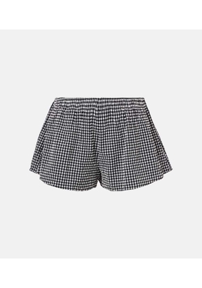 Hunza G Gingham seersucker shorts