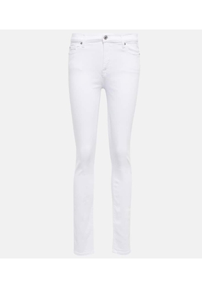 7 For All Mankind HW Skinny mid-rise slim jeans