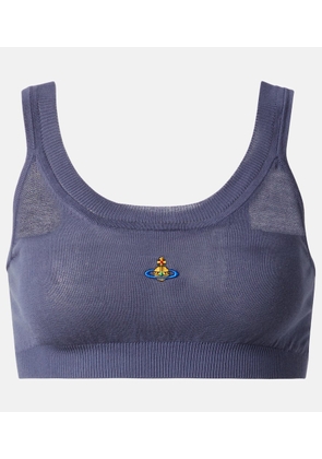 Vivienne Westwood Bea embroidered cotton tank top