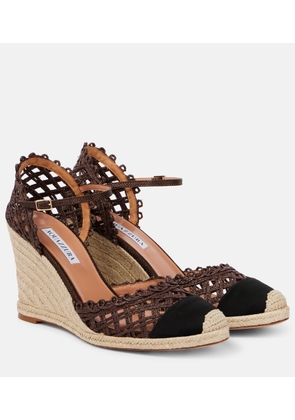 Aquazzura Sunburst 100 espadrille wedges