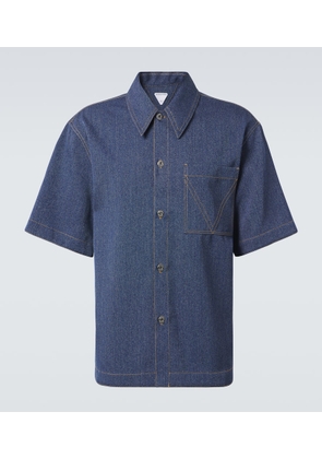 Bottega Veneta Knitted wool and cotton shirt