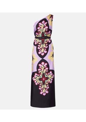 La DoubleJ Roy printed silk twill maxi dress