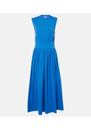 Toteme Cotton jersey midi dress