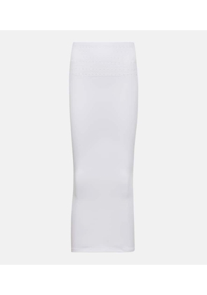 Alaia Cutout technical midi skirt