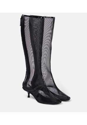 Christopher Esber Vapour mesh knee-high boots