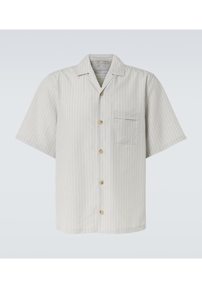 King & Tuckfield Striped bowling shirt