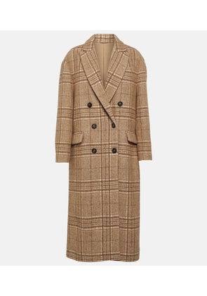 Brunello Cucinelli Double-breasted wool-blend coat