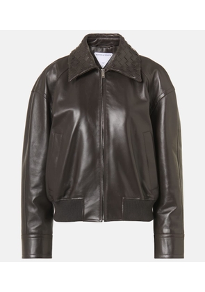 Bottega Veneta Intrecciato leather blouson
