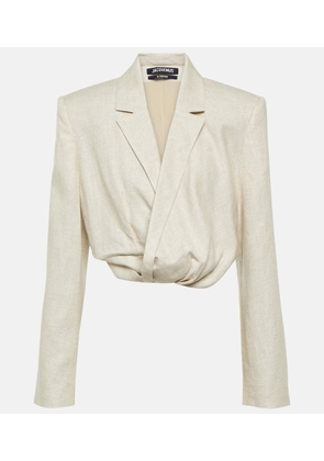 Jacquemus La Veste Bahia Courte cropped blazer