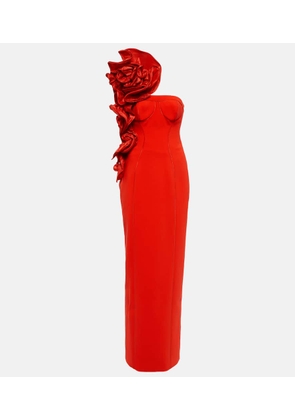 Carolina Herrera Embellished crepe gown