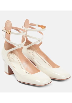 Valentino Garavani Tan-Go patent leather pumps