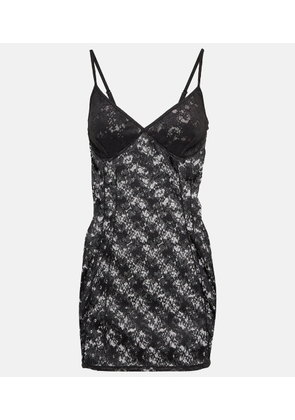 Balenciaga BB lace minidress