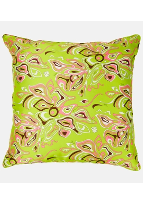 Pucci Printed cotton cushion