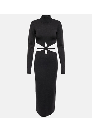 Rebecca Vallance Brianna cutout knit midi dress
