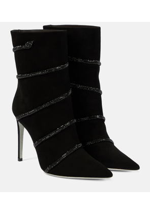 Rene Caovilla Morgana embellished suede boots