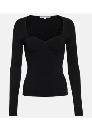 Veronica Beard Gladys sweetheart-neck sweater