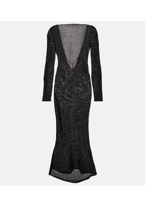 Tom Ford Open-back embellished maxi dress