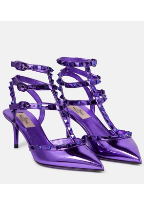 Valentino Garavani Rockstud patent leather pumps
