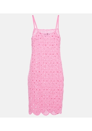Rotate Silke crochet slip dress
