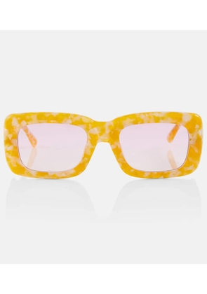 The Attico x Linda Farrow Marfa rectangular sunglasses