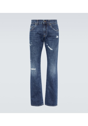 Dolce&Gabbana Distressed straight jeans