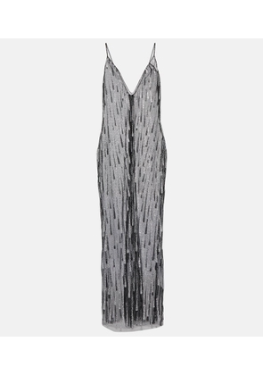 Rodarte Embellished semi-sheer maxi dress