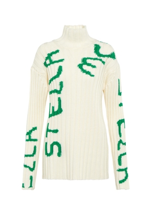 Stella McCartney x Ed Curtis printed wool-blend sweater