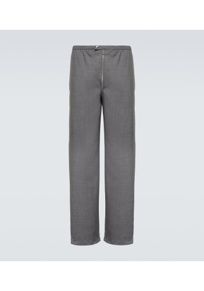 Prada Virgin wool straight pants
