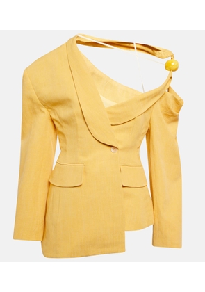 Jacquemus La Veste Baska linen-blend blazer