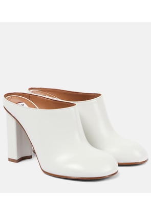 Alaia Babylone leather mules