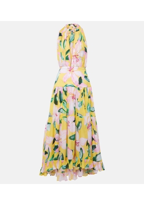 Alexandra Miro Marie Rose floral cotton midi dress