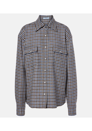Prada Checked wool shirt