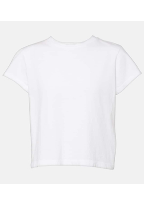 Agolde Adine cropped cotton jersey T-shirt