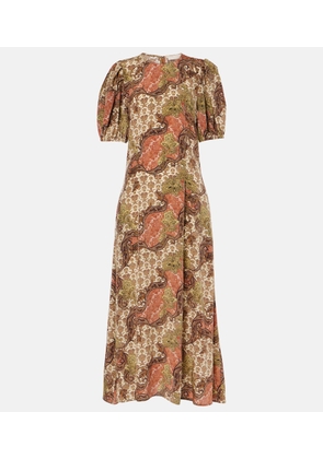 Ulla Johnson Calais silk midi dress