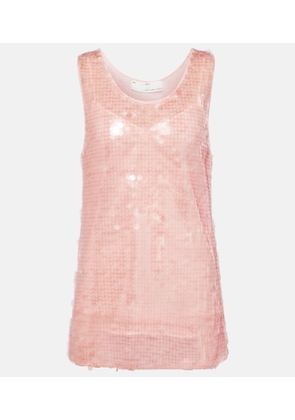 Xu Zhi Sequined tank top