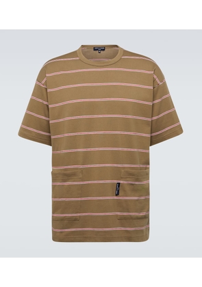 Comme des Garcons Homme Striped cotton T-shirt
