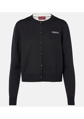 Gucci Wool jacquard cardigan