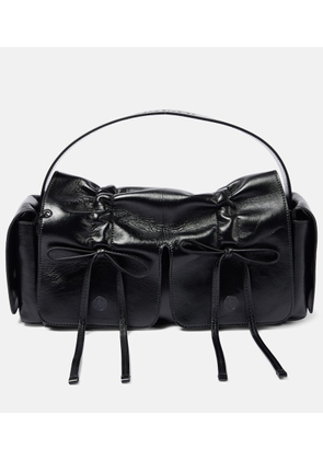 Acne Studios Bow-detail leather tote bag