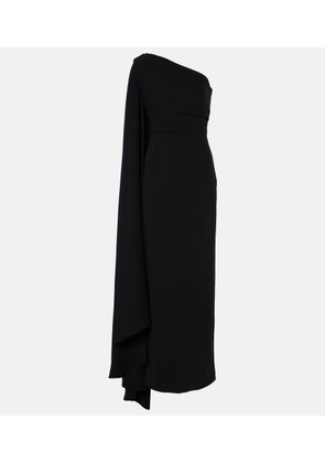 Solace London Daria one-shoulder gown