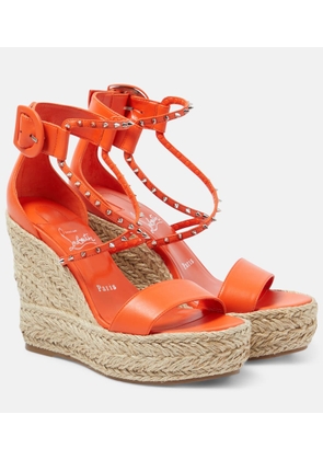Christian Louboutin Chocazeppa Spikes 120 espadrille wedges