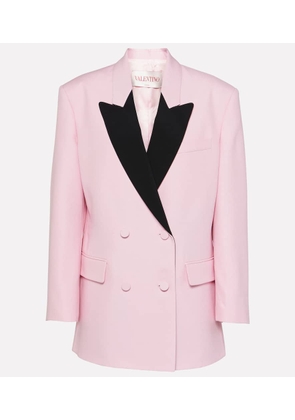 Valentino Crepe Couture double-breasted blazer