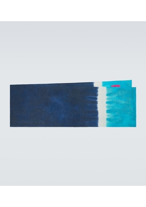 The Elder Statesman Tie-dye cashmere scarf