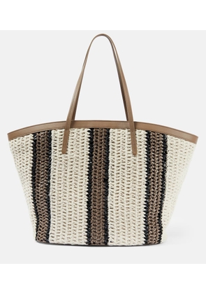 Brunello Cucinelli Medium crochet tote bag