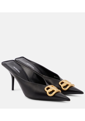 Balenciaga Square Knife BB 80 leather pumps
