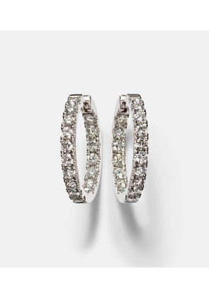 Roxanne First 14kt white gold earrings with diamonds