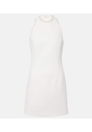 Rebecca Vallance Bridal Therese embellished crepe minidress