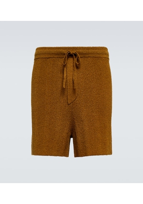 Nanushka Bronte cotton-blend terry shorts